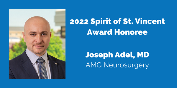 Dr. Joseph Adel Honored with 2022 Spirit of St. Vincent Award